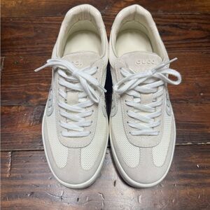 Gucci White Sneakers 41 NEW